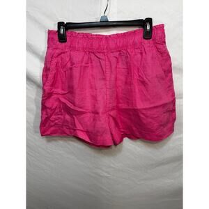 H&M Hot Pink Shorts Natural Linen Shorts New w/ Tags (Medium) Sold